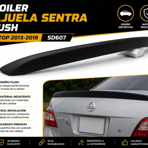 SPOILER CAJUELA SENTRA FLUSH S/STOP 2013-2019