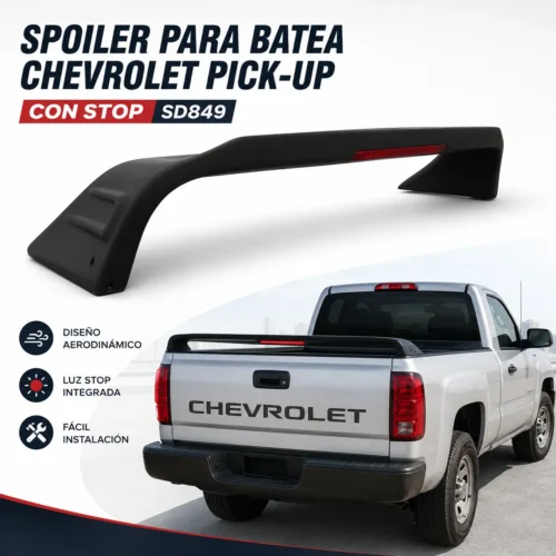 SPOILER PARA BATEA CHEVROLET PICK-UP CON STOP