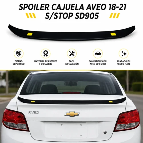 SPOILER CAJUELA AVEO 18-21 S/STOP