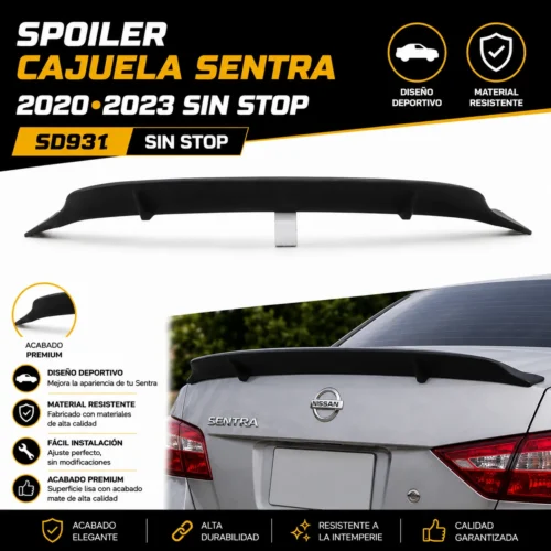 SPOILER CAJUELA SENTRA 2020-2023 SIN STOP