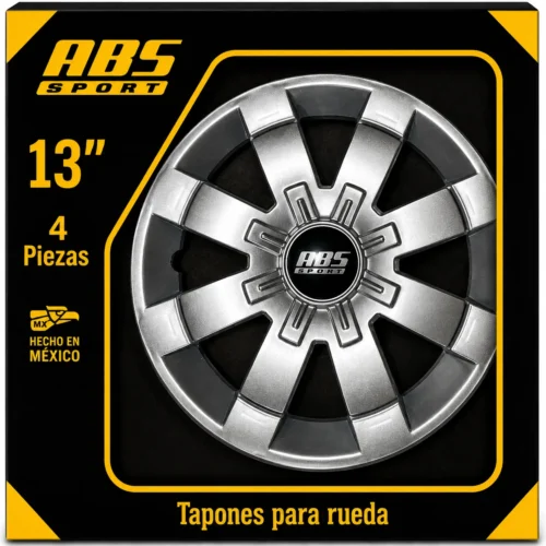 TAPON ABS SPORT LGR RIN 13 MOD 0068 GRIS