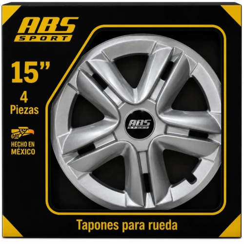 TAPON ABS SPORT LGR RIN 15 MOD 0065 GRIS