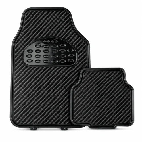 TAP-37CB TAPETE CROMADO CON EFECTO 3D 4 PZAS CARBON 3 KG