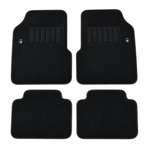 TAP-MO304N TAPETE MOMO HULE 4 PIEZAS NEGRO