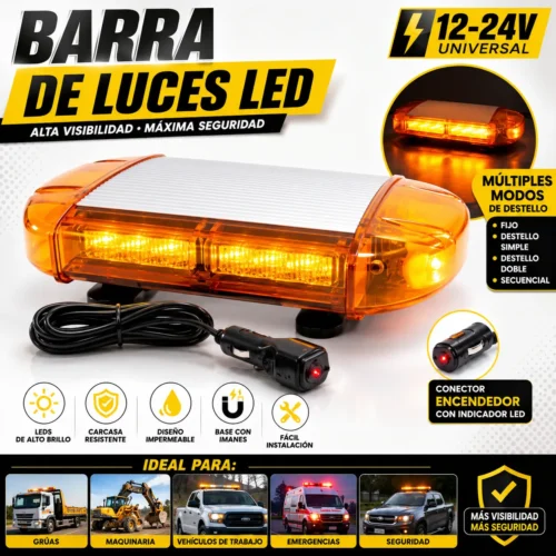 TORRETA 24 LEDS DE 1W C/ SUPERFICIE ALUMINIO 33x21x7 CM (PIEZA)