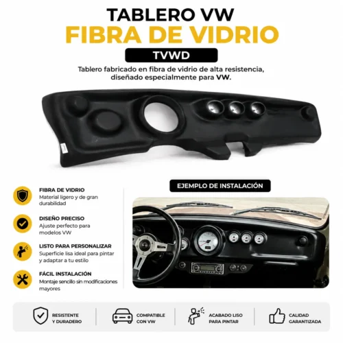 TVWD TABLERO VW FIBRA DE VIDRIO