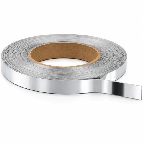 ZCI-CR14 CINTA POLIESTER PLATA CROMO 1/4IN 50MTS
