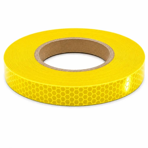ZCI-R14Y CINTA REFLEJANTE 1/4IN AMARILLO 45MTS