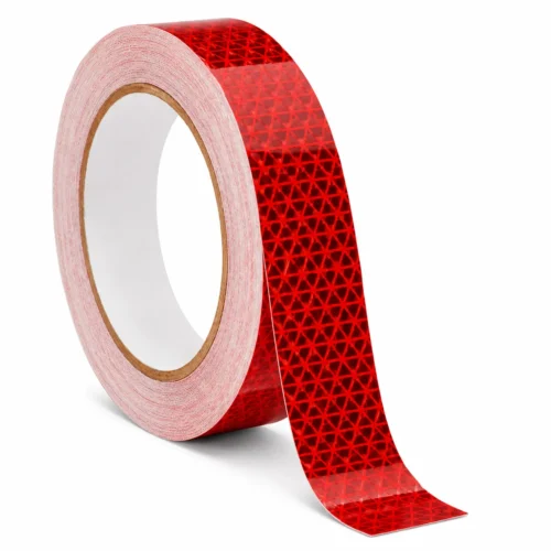 ZCI-R1R CINTA REFLEJANTE 1in ROJO 45mts