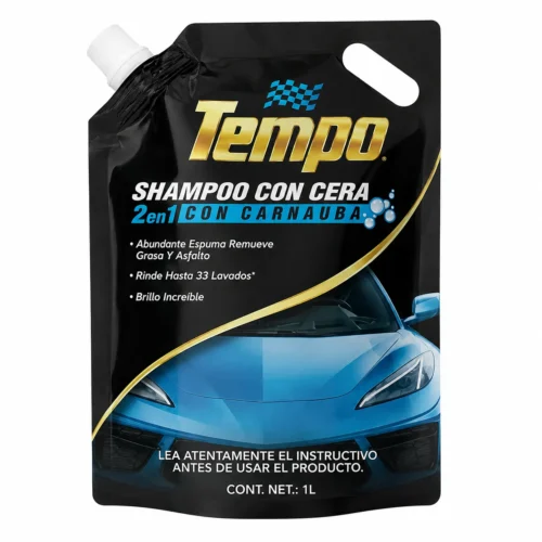 ZSH-TEMPO SHAMPOO CON CERA 2 EN 1 TEMPO 1L