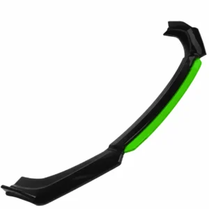 LIP SPOILER UNIVERSAL 183CM NEGRO CON  BORDE GREEN (JUEGO)