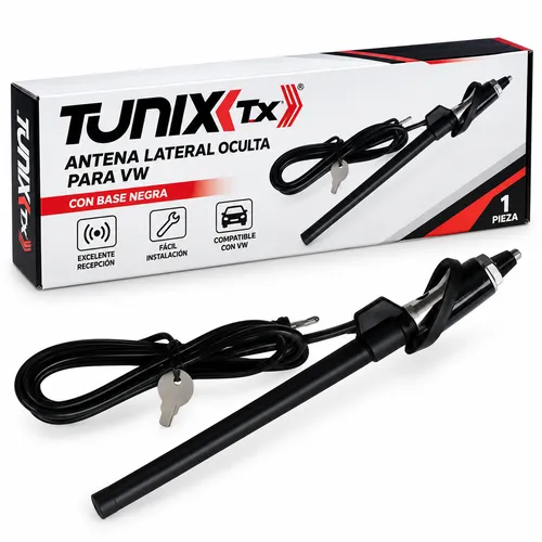 ANTENA LATERAL OCULTA PARA VW CON BASE NEGRA (PIEZA)