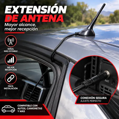 EXTENSIÓN DE ANTENA 3.60 MTS. (PIEZA)