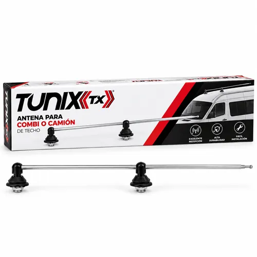 ANTENA LATERAL DE 4 SECCIONES PARA COMBI O CAMIÓN. (PIEZA)