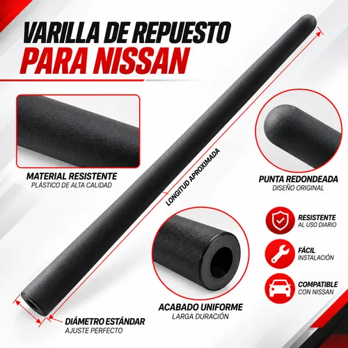 VARILLA DE REPUESTO AUTOMOTRIZ DE 17.5 CM PARA NISSAN (PIEZA)