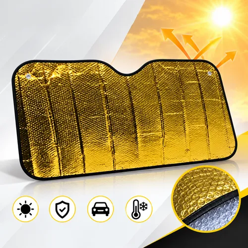 PARASOL DE ALUMINIO CON BURBUJA SENCILLA JUBO DE 140X70 CM EN COLOR MATE AMARILLO (PIEZA)