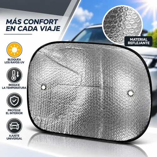 CORTINA LATERAL DE ALUMINIO DE 44*36 CON CHUPONES MATE GRIS (PAR)