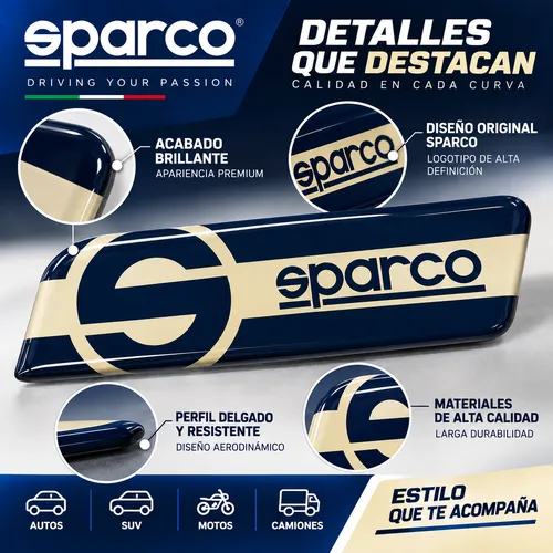 EMBLEMA SPARCO AZUL