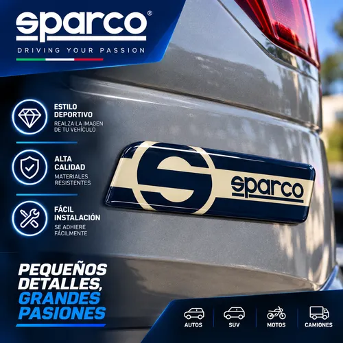 EMBLEMA SPARCO AZUL