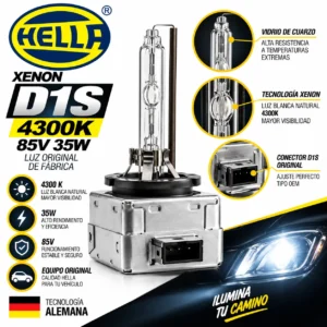 FOCO HELLA XENON D1S 4300 K, 85V, 35W