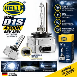 FOCO HELLA XENON D1S 4300 K, 85V, 35W