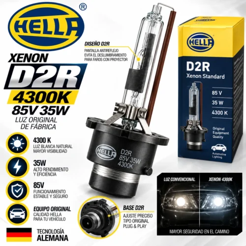 FOCO HELLA XENON D2R 4300 K, 85V, 35W