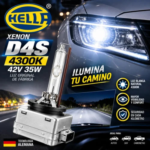 FOCO HELLA XENON D3S 4300 K, 42V, 35W"