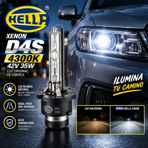 FOCO HELLA XENON D4S 4300 K, 42V, 35W