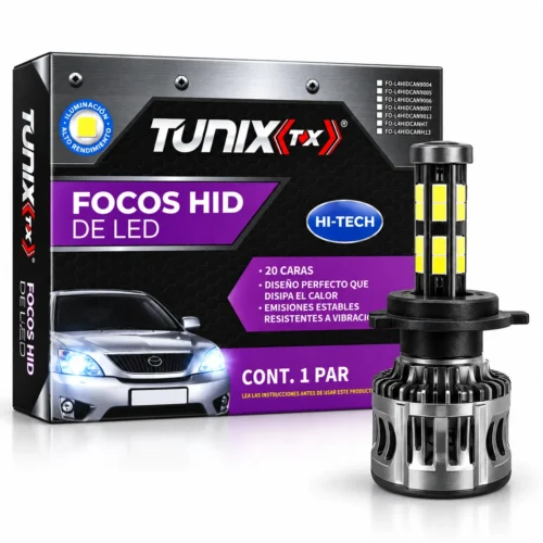 FO-L20HID FOCO HID DE LED CON 20 CARAS H4 (PAR)