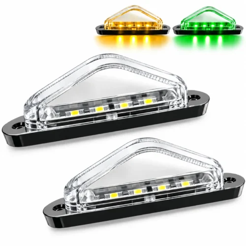 MULT:2405:TRANS:AMGN PLAFON UNIVERSAL LATERAL 8 LEDS BICOLOR 12/24V AMBAR/VERDE APARATO ALUMBRADO SENAL UNIV. (PAR)
