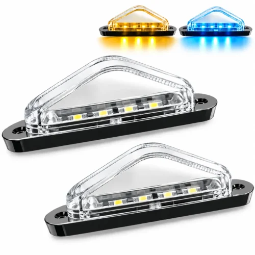 MULT:2405:TRNS:AMIBU PLAFON UNIVERSAL LATERAL 8 LEDS BICOLOR 12/24V AMBAR/AZUL ICE APARATO ALUMBRADO SENAL UNIV. (PAR)