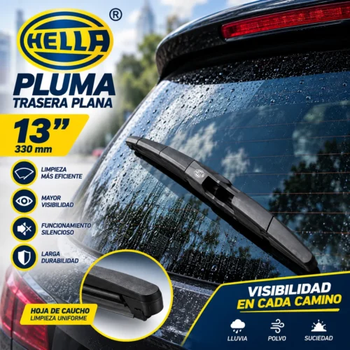PLUMA TRASERA PLANA HELLA 13" (PIEZA)