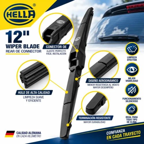 WIPER BLADE 12" REAR OE CONNECTOR (PIEZA)