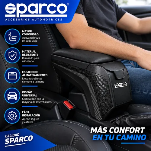 CONSOLA DESCANSABRAZOS SPARCO CARBON