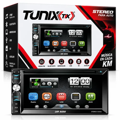 STEREO C/ PANTALLA TOUCH FM BLUETOOTH MIRRORLINK (PIEZA)