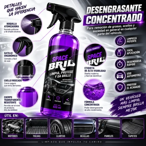 DESENGRASANTE MULTI USOS GREASE BRIL 1 LT