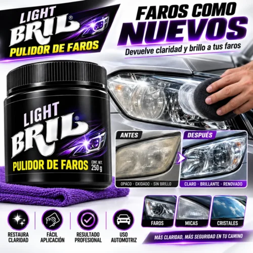 PULIDOR DE FAROS LIGH BRIL 150 GR