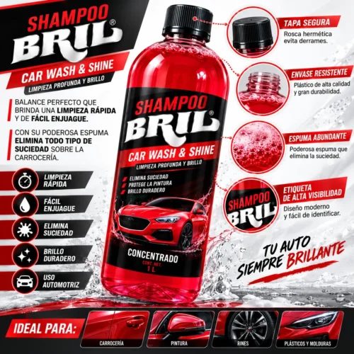 CONCENTRADO DE SHAMPOO BRIL 1 LT