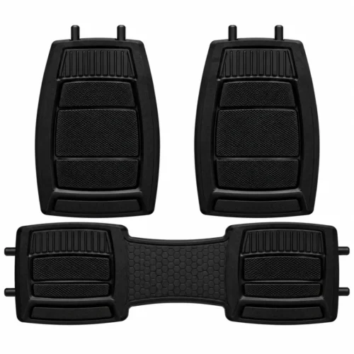 TAPETE AUTOMOTRIZ 3 PZAS TIPO CARBONO