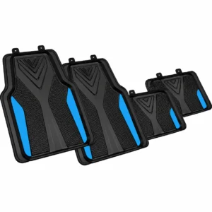 TAPETE AUTOMOTRIZ 4 PZAS AZUL