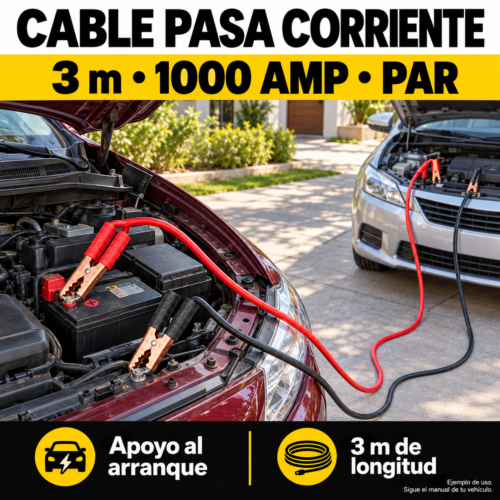 CABLE PASA CORRIENTE 3M - 1000 AMP (PAR)