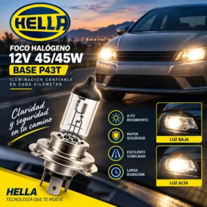 FOCO-12V 45/45W BASE P43T