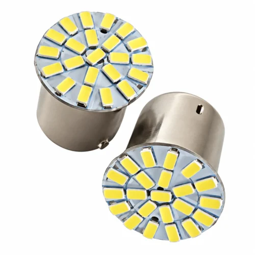 FOCO DE LED 22 LEDS 603SMD ENTRADA 3157 LUZ FIJA  BLANCO (PAR)