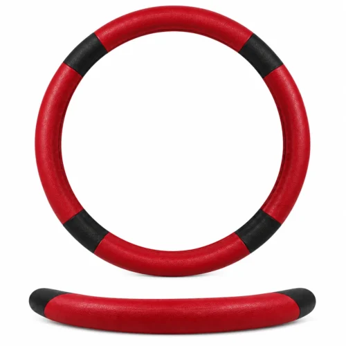 FUNDA PARA VOLANTE MEDIANA DE 38 CM DE COLOR ROJO. (PIEZA)