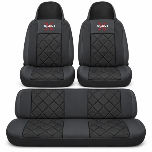 FUNDA PARA ASIENTO JUEGO DE 4 PZAS XPLOD NEGRO