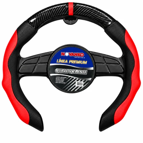 FUNDA DE VOLANTE  TACTOPIEL ROJO
