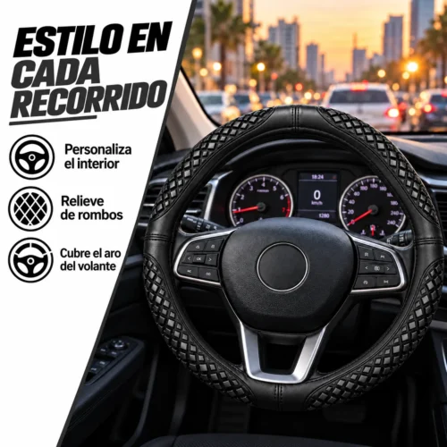 FUNDA TACTO-PIEL DE  CERO OLORES NEGRO/NEGRO