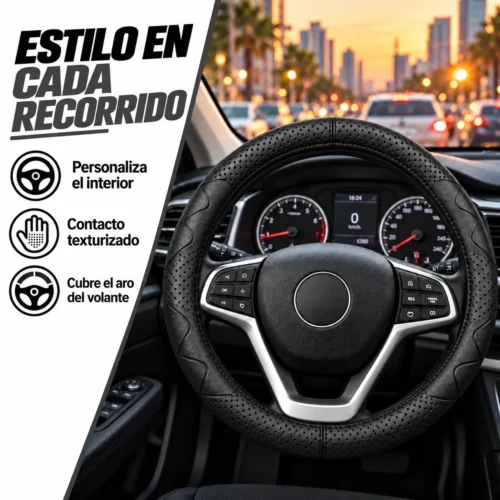 FUNDA TACTO-PIEL DE  CERO OLORES NEGRO