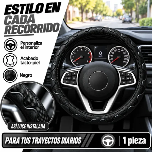 FUNDA TACTO-PIEL DE  CERO OLORES NEGRO