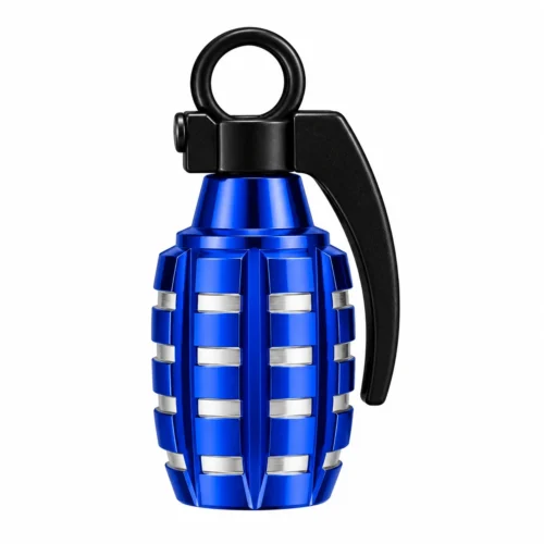 JT-029-1 TAPON DE VALVULA GRANADA AZUL/PLATA (KIT)